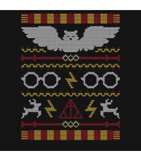 پوشیدنی با طرح Hogwarts Christmas Sweater-2