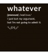 طرح whatever