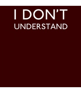 طرح Don't Understand