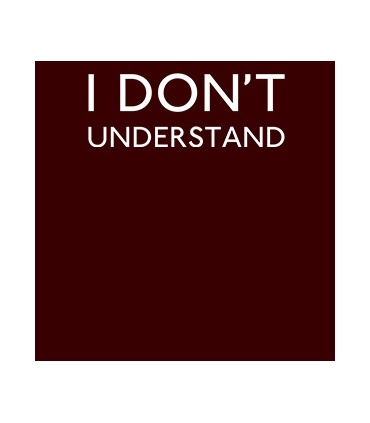 طرح Don't Understand