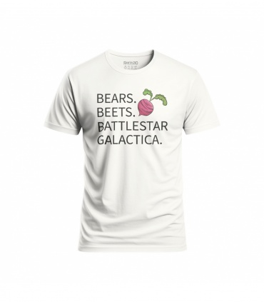 پوشیدنی با طرح Bears, Beets, Battlestar Galactica