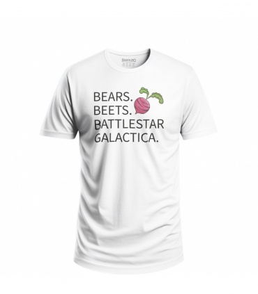 پوشیدنی با طرح Bears, Beets, Battlestar Galactica