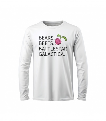 پوشیدنی با طرح Bears, Beets, Battlestar Galactica