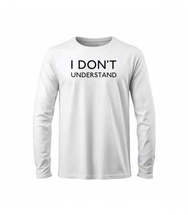 پوشیدنی با طرح Don't Understand