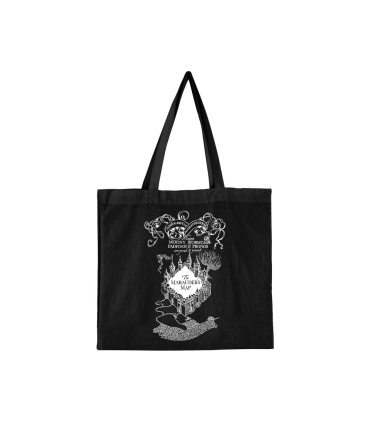 ساک پارچه ای مشکی Marauder's Map